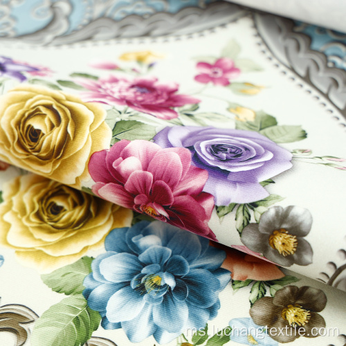 Fabrik Ruang Tamu Reka Bentuk Jacquard Sofa Fabric